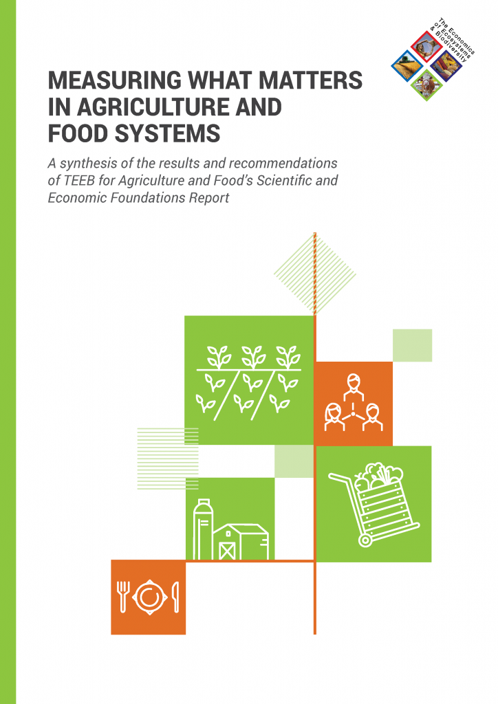 Measuring what matters in agriculture and food systems